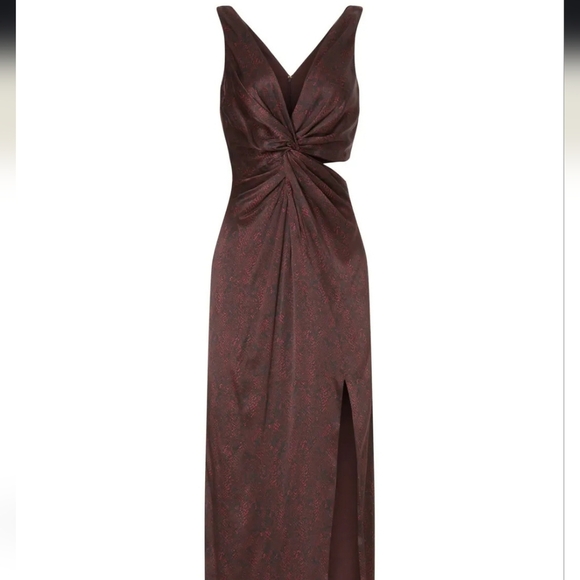 Nicholas Silvina Wrap Gown Designer RTR Size 12 - Picture 11 of 15